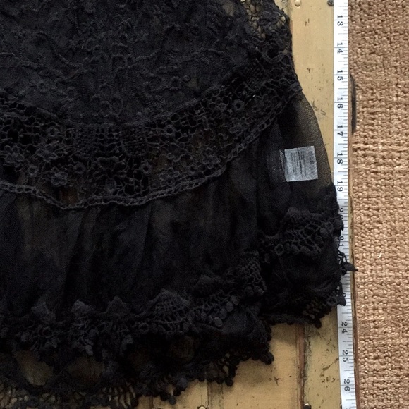 ASOS SPIRITUAL HIPPIE STRETCH BOHO OVERSIZED TOP SHEER LACE TANK TOP M 8 10 - Picture 10 of 17